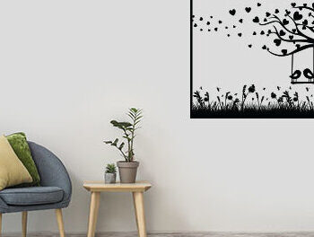 Intra απο ξύλο plywood 3mm-4mm πάχος – Σχεδιασμός εσωτερικού τοίχου Tree of Life Δίασταση  40x30 cm INTRAFABR-28899619 - Image 2