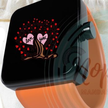 Intra απο ξύλο plywood 3mm-4mm πάχος – Tree of Love 3D Valentine V.1 Δίασταση  20x20 cm INTRAFABR-55676107 - Image 6