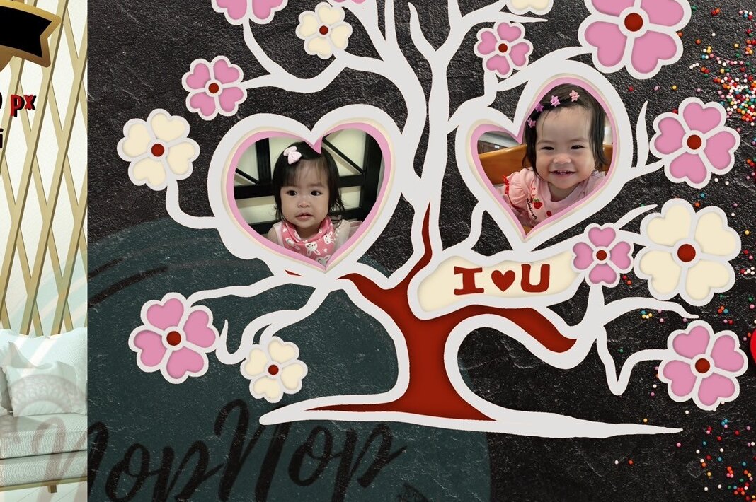 Intra απο ξύλο plywood 3mm-4mm πάχος – Tree of Love 3D Valentine V.2 Δίασταση  20x20 cm INTRAFABR-55678006