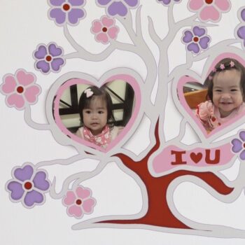 Intra απο ξύλο plywood 3mm-4mm πάχος – Tree of Love 3D Valentine V.2 Δίασταση  20x20 cm INTRAFABR-55678006 - Image 4