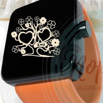 Intra απο ξύλο plywood 3mm-4mm πάχος – Tree of Love 3D Valentine V.2 Δίασταση  20x20 cm INTRAFABR-55678006 - Image 6