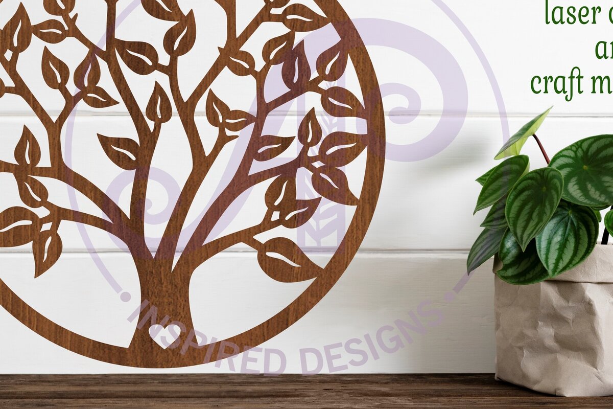 Intra απο ξύλο plywood 3mm-4mm πάχος – Πινακίδα τέχνης τοίχου δέντρου, αρχείο. Διάνυσμα Δίασταση  40x30 cm INTRAFABR-105663329