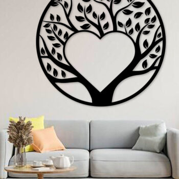 Intra απο ξύλο plywood 3mm-4mm πάχος – Χειροτεχνία Διακόσμησης Τοίχων Δέντρου Δίασταση  20x20 cm INTRAFABR-72228794 - Image 3