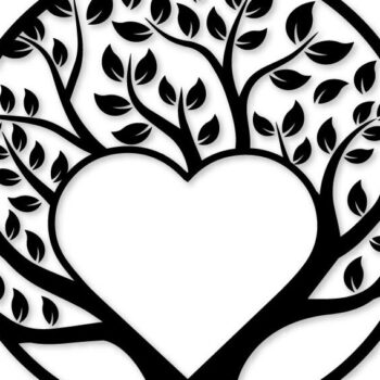 Intra απο ξύλο plywood 3mm-4mm πάχος – Χειροτεχνία Διακόσμησης Τοίχων Δέντρου Δίασταση  20x20 cm INTRAFABR-72228794 - Image 4