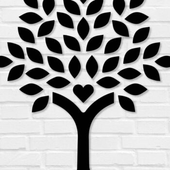 Intra απο ξύλο plywood 3mm-4mm πάχος – Χειροτεχνία με λέιζερ διακόσμηση εσωτερικού τοίχου δέντρου Δίασταση  40x30 cm INTRAFABR-84424102 - Image 1