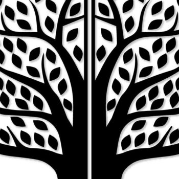 Intra απο ξύλο plywood 3mm-4mm πάχος – Χειροτεχνία με λέιζερ διακόσμηση εσωτερικού τοίχου δέντρου Δίασταση  40x30 cm INTRAFABR-85704319 - Image 3