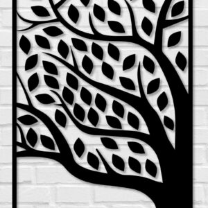 Intra απο ξύλο plywood 3mm-4mm πάχος – Χειροτεχνία με λέιζερ διακόσμηση εσωτερικού τοίχου δέντρου Δίασταση  40x30 cm INTRAFABR-85710532