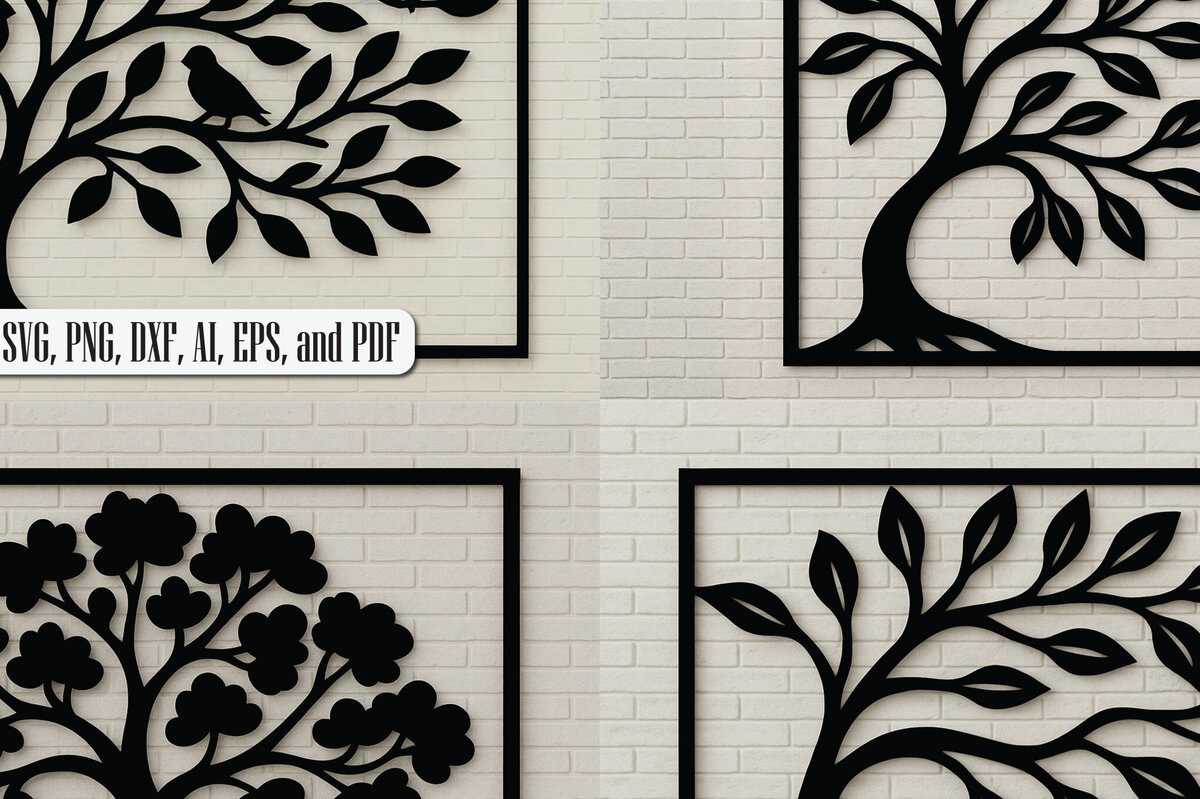 Intra απο ξύλο plywood 3mm-4mm πάχος – Πακέτα τοίχου δέντρου με λέιζερ Cut Δίασταση  40x30 cm INTRAFABR-120762889