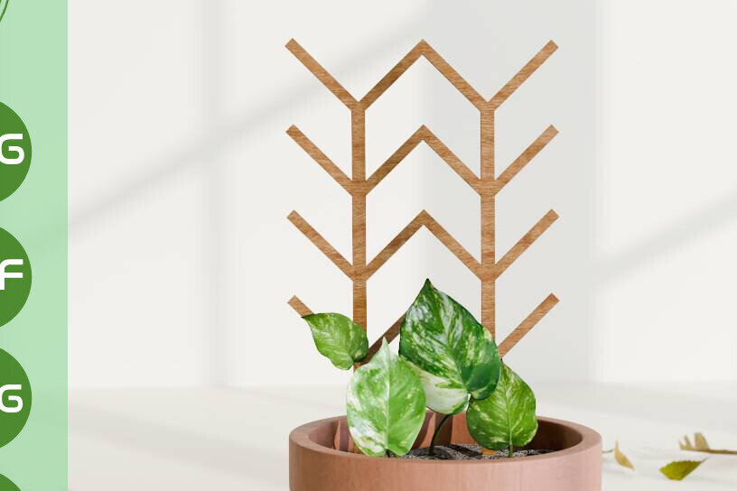 Intra απο ξύλο plywood 3mm-4mm πάχος – Καφασωτά για αναρρίχηση φυτών με λέιζερ Δίασταση  20x20 cm INTRAFABR-99039092