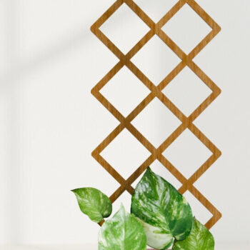 Intra απο ξύλο plywood 3mm-4mm πάχος – Καφασωτά για αναρρίχηση φυτών με λέιζερ Δίασταση  20x20 cm INTRAFABR-99219293 - Image 1