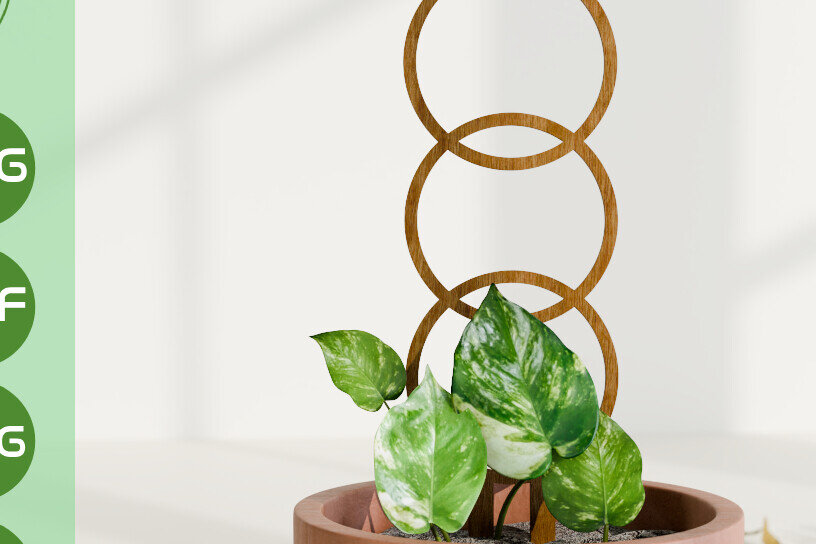 Intra απο ξύλο plywood 3mm-4mm πάχος – Καφασωτά για αναρρίχηση φυτών με λέιζερ Δίασταση  20x20 cm INTRAFABR-98906312