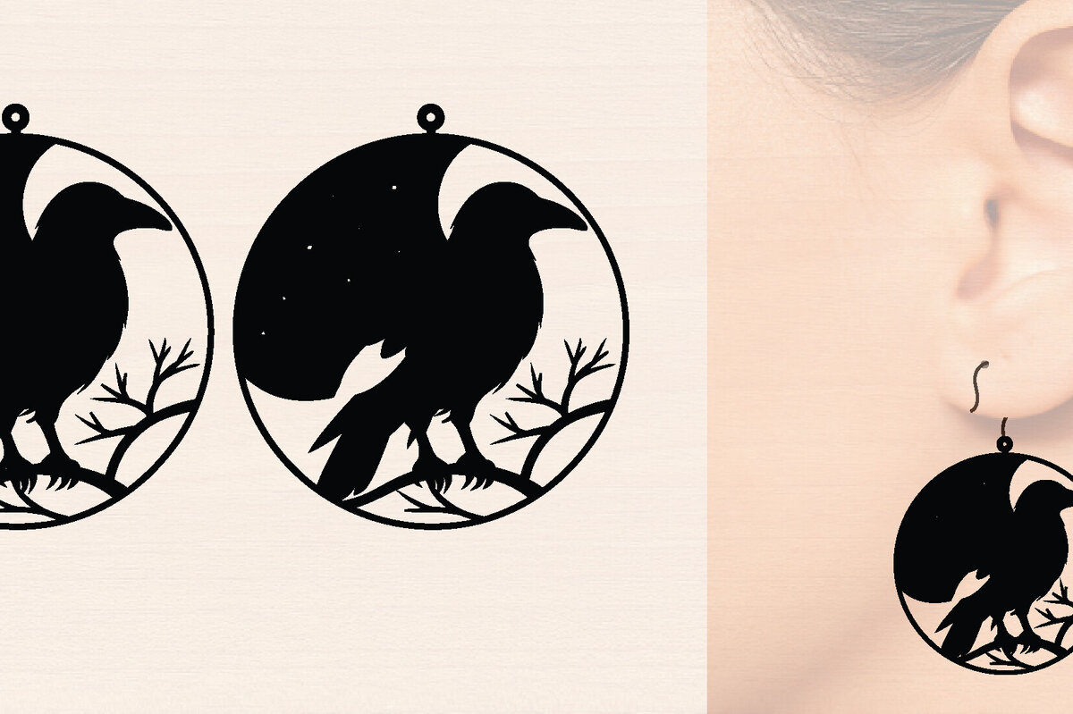 Intra απο ξύλο plywood 3mm-4mm πάχος – Μοντέρνα Ξύλινα Σκουλαρίκια Bird Δίασταση  5x5 cm INTRAFABR-117189766