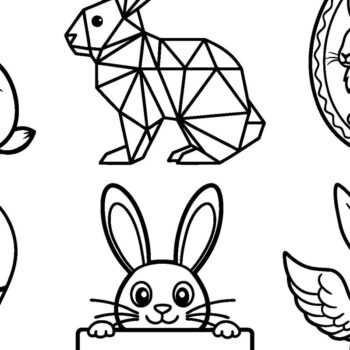 Intra απο ξύλο plywood 3mm-4mm πάχος – Πακέτο με μοντέρνο Πασχαλινό Λαγουδάκι Δίασταση  20x20 cm INTRAFABR-117137312 - Image 3