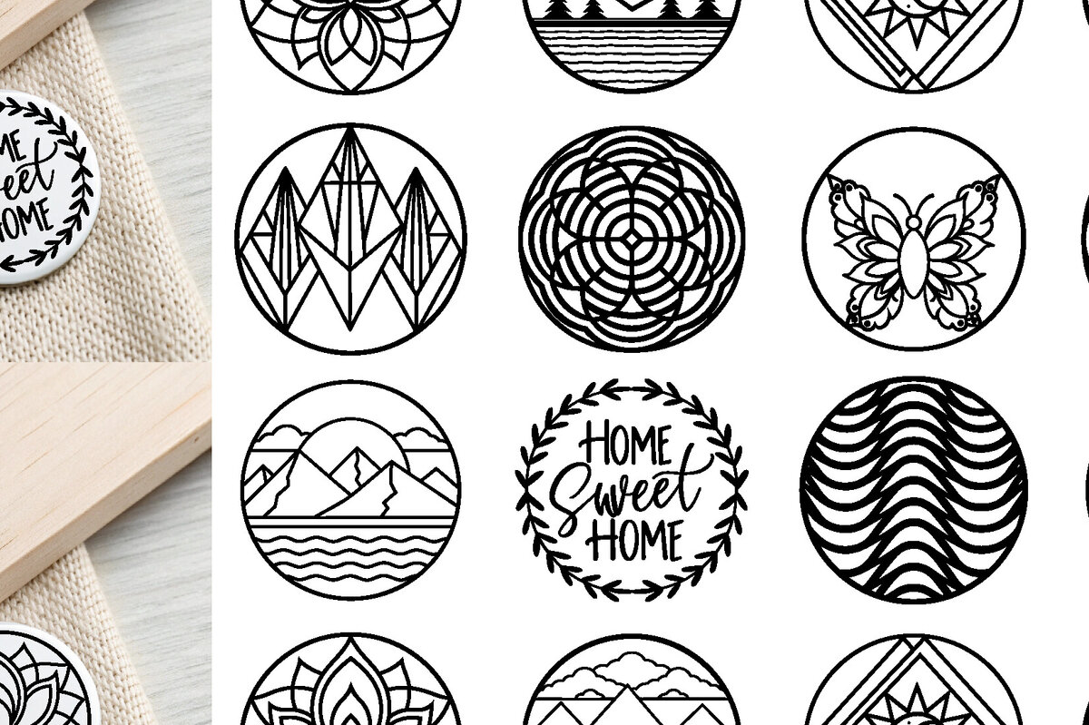 Intra απο ξύλο plywood 3mm-4mm πάχος – Πακέτο με μοντέρνο μπρελόκ Δίασταση  5x5 cm INTRAFABR-120221180