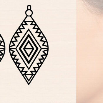 Intra απο ξύλο plywood 3mm-4mm πάχος – Μοντέρνα Ξύλινα Σκουλαρίκια Δίασταση  5x5 cm INTRAFABR-116361587 - Image 1