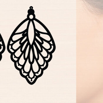 Intra απο ξύλο plywood 3mm-4mm πάχος – Μοντέρνα Ξύλινα Σκουλαρίκια Δίασταση  5x5 cm INTRAFABR-116361757 - Image 1