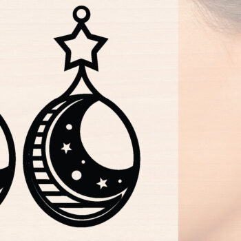 Intra απο ξύλο plywood 3mm-4mm πάχος – Μοντέρνα Ξύλινα Σκουλαρίκια Δίασταση  5x5 cm INTRAFABR-116362393 - Image 1