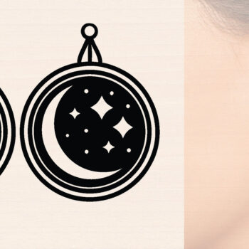 Intra απο ξύλο plywood 3mm-4mm πάχος – Μοντέρνα Ξύλινα Σκουλαρίκια Δίασταση  5x5 cm INTRAFABR-116362456 - Image 1