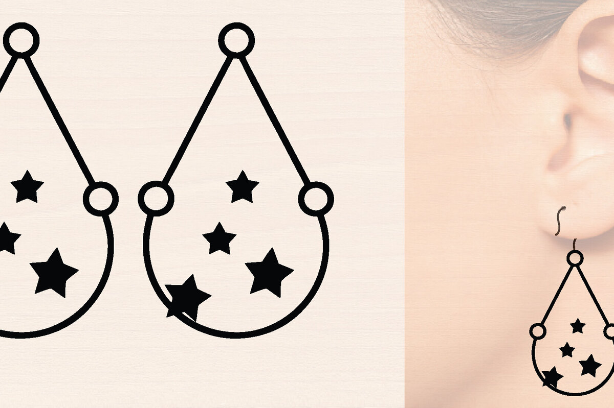 Intra απο ξύλο plywood 3mm-4mm πάχος – Μοντέρνα Ξύλινα Σκουλαρίκια Δίασταση  5x5 cm INTRAFABR-116360778