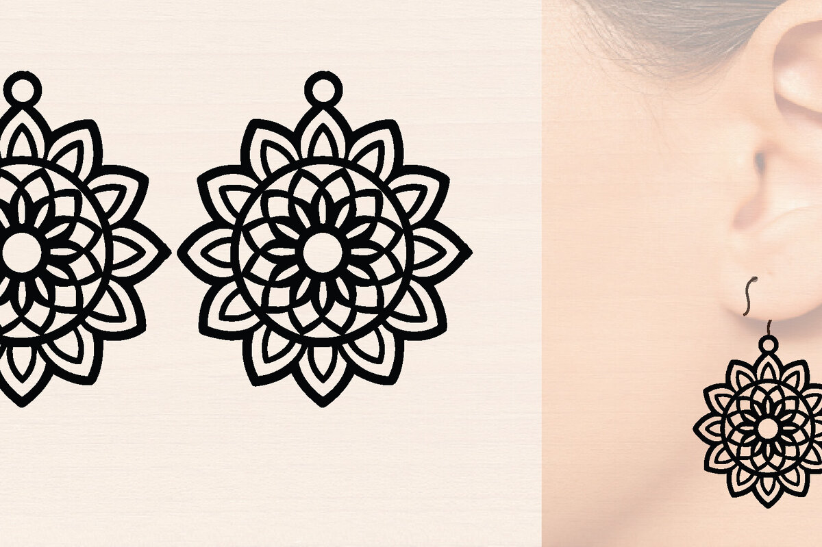 Intra απο ξύλο plywood 3mm-4mm πάχος – Μοντέρνα Ξύλινα Σκουλαρίκια Δίασταση  5x5 cm INTRAFABR-116362850