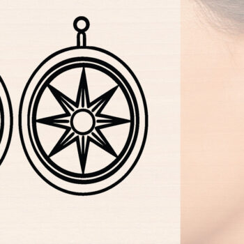 Intra απο ξύλο plywood 3mm-4mm πάχος – Μοντέρνα Ξύλινα Σκουλαρίκια Δίασταση  5x5 cm INTRAFABR-116363300 - Image 1