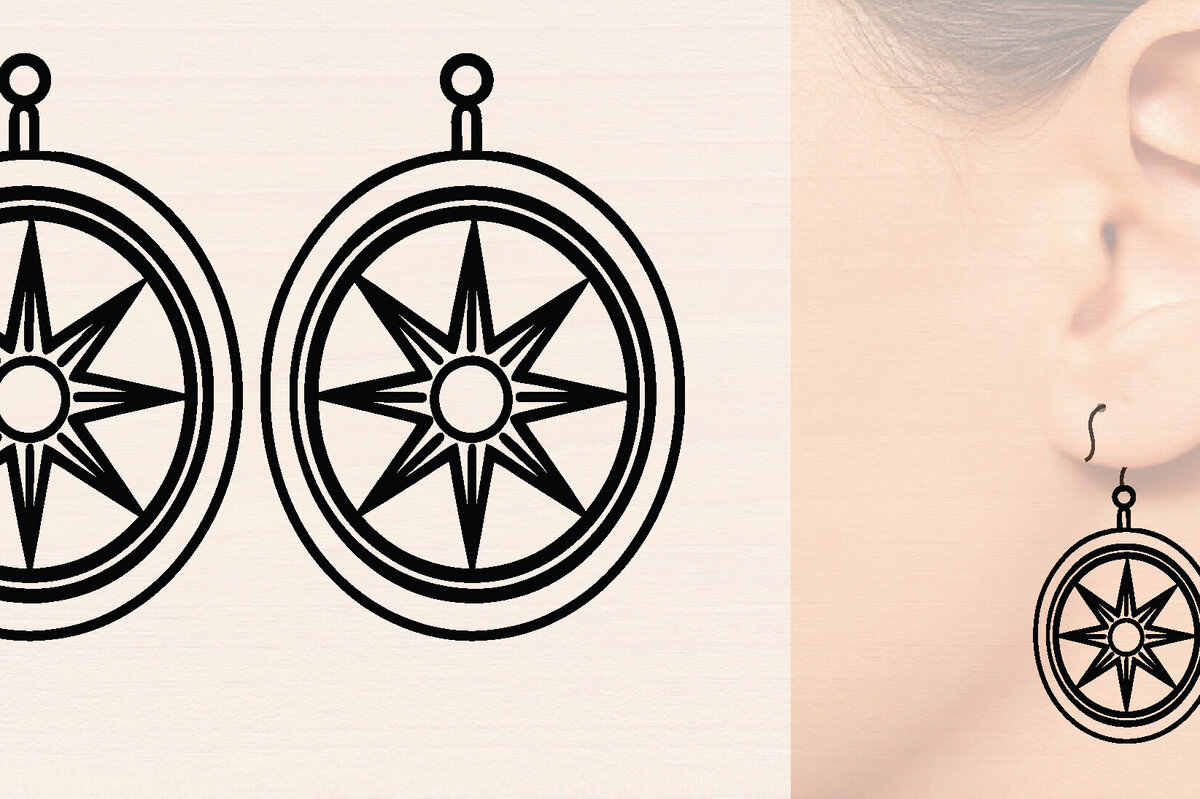 Intra απο ξύλο plywood 3mm-4mm πάχος – Μοντέρνα Ξύλινα Σκουλαρίκια Δίασταση  5x5 cm INTRAFABR-116363300