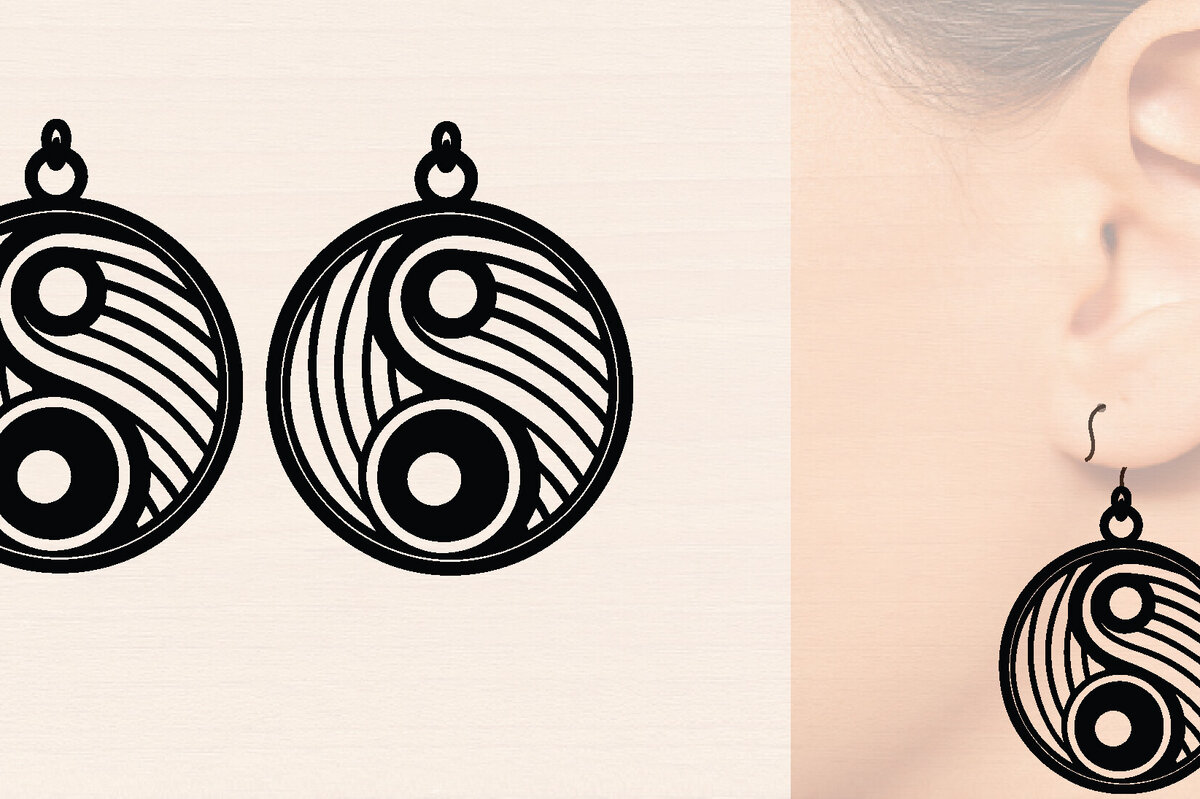 Intra απο ξύλο plywood 3mm-4mm πάχος – Μοντέρνα Ξύλινα Σκουλαρίκια Δίασταση  5x5 cm INTRAFABR-116361053