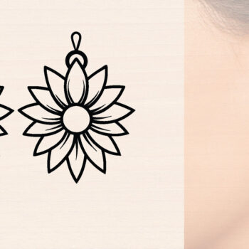 Intra απο ξύλο plywood 3mm-4mm πάχος – Μοντέρνα Ξύλινα Σκουλαρίκια Δίασταση  5x5 cm INTRAFABR-116361393 - Image 1