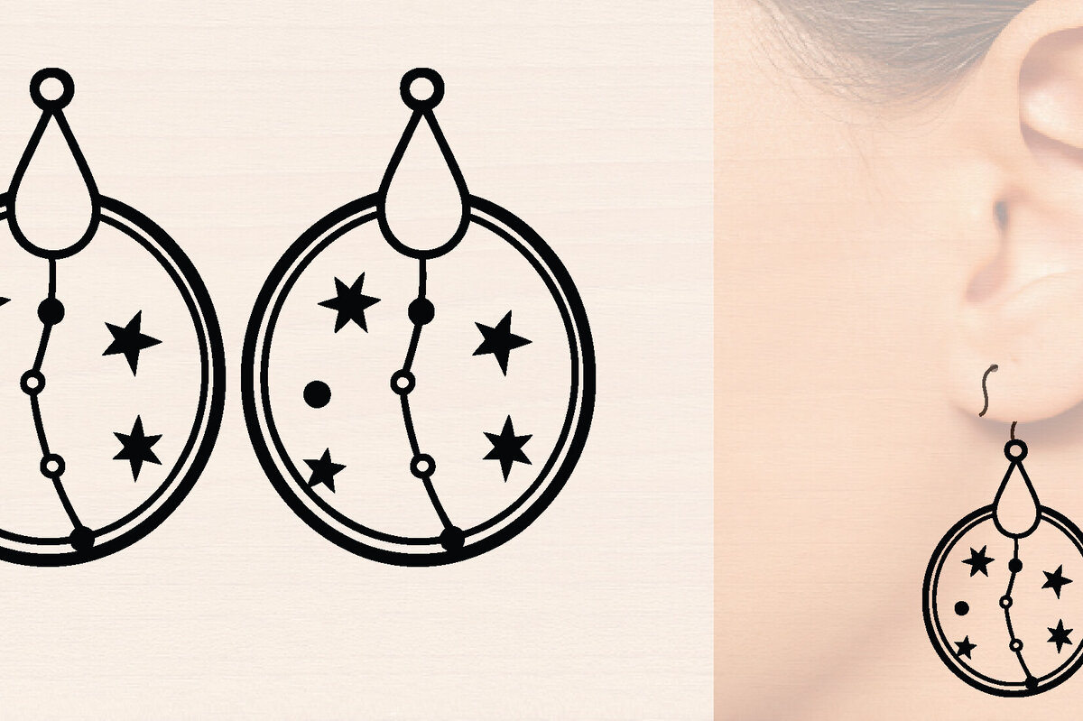 Intra απο ξύλο plywood 3mm-4mm πάχος – Μοντέρνα Ξύλινα Σκουλαρίκια Δίασταση  5x5 cm INTRAFABR-116360615