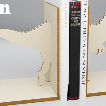 Intra απο ξύλο plywood 3mm-4mm πάχος – Κοπή με λέιζερ Trex. Bookend Δίασταση  20x20 cm INTRAFABR-82008563 - Image 1