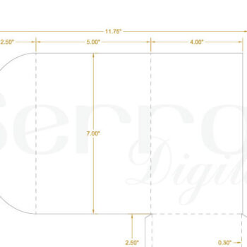 Intra απο ξύλο plywood 3mm-4mm πάχος – Τριδιπλό αρχείο αποκοπής πρόσκλησης Δίασταση 20x20 cm INTRAFABR-4043498 - Image 2