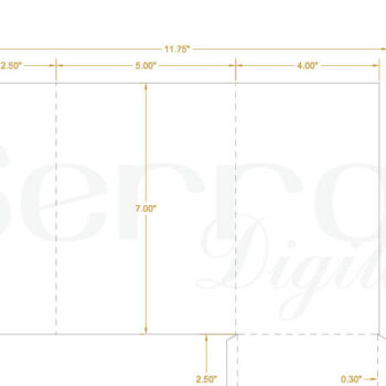 Intra απο ξύλο plywood 3mm-4mm πάχος – Τριδιπλό αρχείο αποκοπής πρόσκλησης Δίασταση 20x20 cm INTRAFABR-4043384 - Image 2