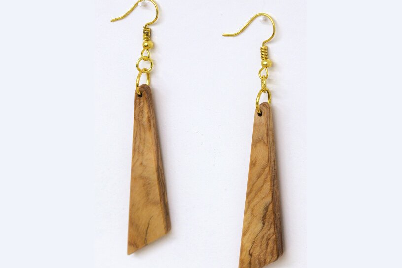 Intra απο ξύλο plywood 3mm-4mm πάχος – Τρίγωνα σκουλαρίκια, πρότυπο σκουλαρίκια Δίασταση  5x5 cm INTRAFABR-102948089