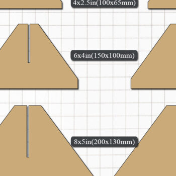 Intra απο ξύλο plywood 3mm-4mm πάχος – Τρίγωνα πόδια για βάσεις / Πόδι για πλαίσιο Δίασταση  20x20 cm INTRAFABR-79679212 - Image 1