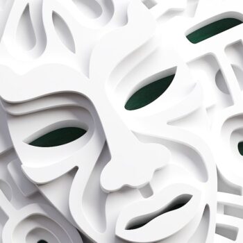 Intra απο ξύλο plywood 3mm-4mm πάχος – Tribal Mask V1 3D Layered Δίασταση  20x20 cm INTRAFABR-60307245 - Image 6