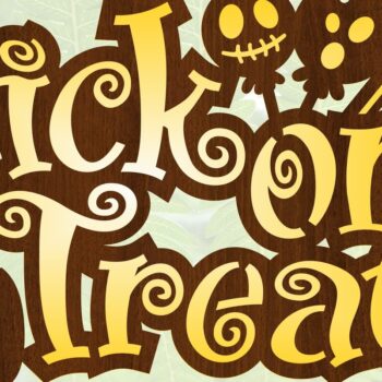 Intra απο ξύλο plywood 3mm-4mm πάχος – Trick or Treat Halloween Sign Laser Δίασταση  40x30 cm INTRAFABR-73541932 - Image 3