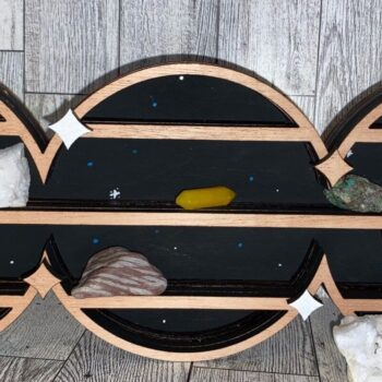 Intra απο ξύλο plywood 3mm-4mm πάχος – Λέιζερ κρυστάλλινων ραφιών Triple Goddess Moon Δίασταση  20x20 cm INTRAFABR-35110535 - Image 2