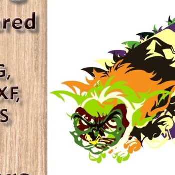 Intra απο ξύλο plywood 3mm-4mm πάχος – Troll Multilayer 3D Files Δίασταση  20x20 cm INTRAFABR-112119495 - Image 3