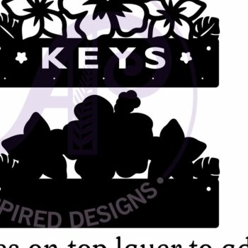 Intra απο ξύλο plywood 3mm-4mm πάχος – Σχέδια θήκης για τροπικά λουλούδια Δίασταση  20x20 cm INTRAFABR-120770727 - Image 4