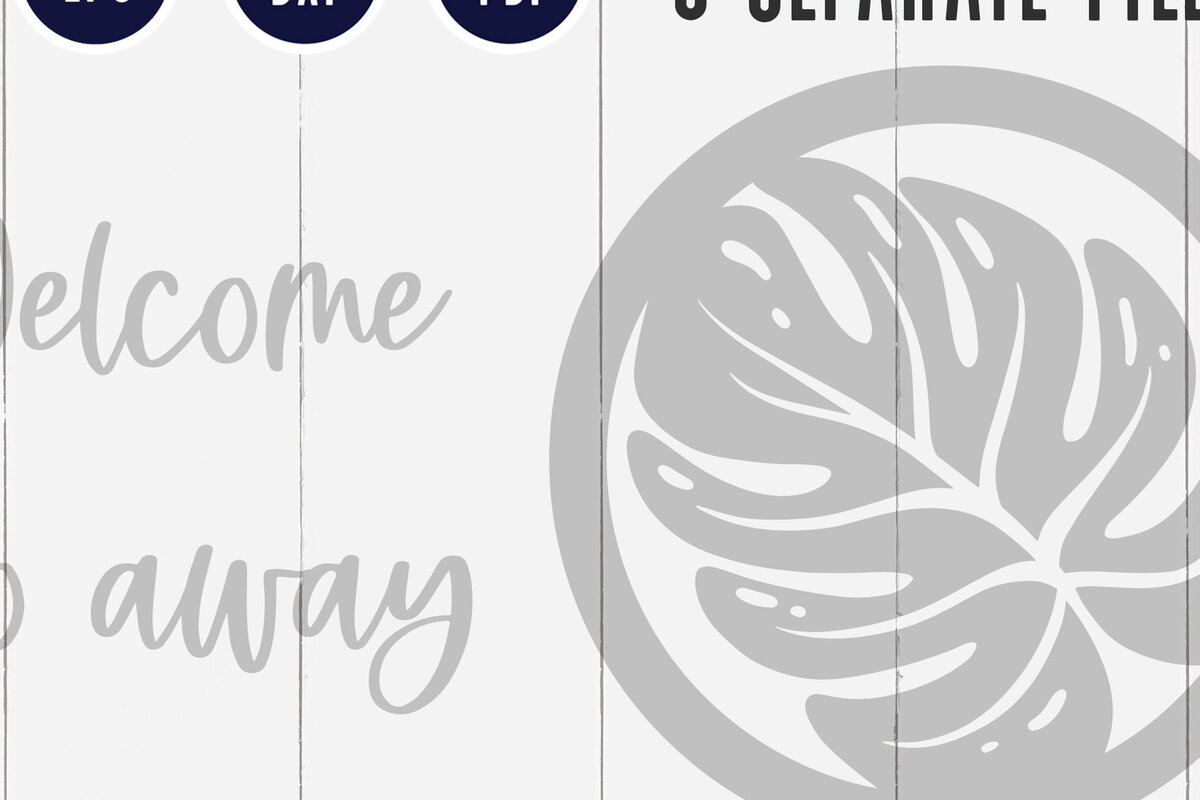 Intra απο ξύλο plywood 3mm-4mm πάχος – Tropical Leaf Laser Circle Καλωσορίσατε Δίασταση  20x20 cm INTRAFABR-13243587