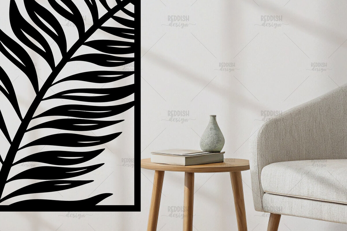 Intra απο ξύλο plywood 3mm-4mm πάχος – Tropical Leaf Wall Art | Δίασταση  40x30 cm INTRAFABR-120572706