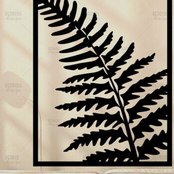 Intra απο ξύλο plywood 3mm-4mm πάχος – Tropical Leaf Wall Art | Δίασταση  40x30 cm INTRAFABR-120353584 - Image 1