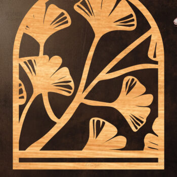 Intra απο ξύλο plywood 3mm-4mm πάχος – Tropical Macrame Holder Cut Laser Δίασταση  20x20 cm INTRAFABR-122193365 - Image 1