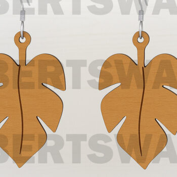 Intra απο ξύλο plywood 3mm-4mm πάχος – Τροπικό με σχιστά φύλλα Δίασταση  20x20 cm INTRAFABR-123755764 - Image 1