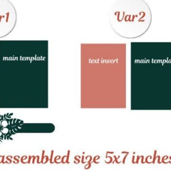 Intra απο ξύλο plywood 3mm-4mm πάχος – Tropical Wedding Ivnitation Δίασταση  20x20 cm INTRAFABR-36899359 - Image 4