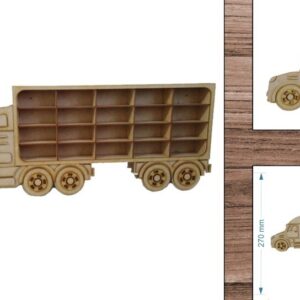 Intra απο ξύλο plywood 3mm-4mm πάχος – Φορτηγό - Δώρο - Ράφι Δίασταση  20x20 cm INTRAFABR-20247717