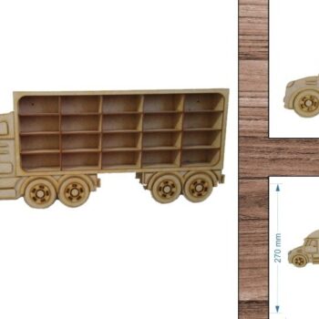 Intra απο ξύλο plywood 3mm-4mm πάχος – Φορτηγό - Δώρο - Ράφι Δίασταση  20x20 cm INTRAFABR-20247717 - Image 1