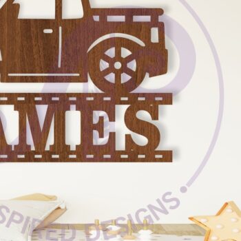 Intra απο ξύλο plywood 3mm-4mm πάχος – Αρχείο κοπής λέιζερ Sin Name Truck Δίασταση  20x20 cm INTRAFABR-105721830 - Image 1