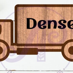 Intra απο ξύλο plywood 3mm-4mm πάχος – Επιτοίχιο σήμα περίγραμμα φορτηγού δύο επιπέδων ονόματος Δίασταση  20x20 cm INTRAFABR-110705985