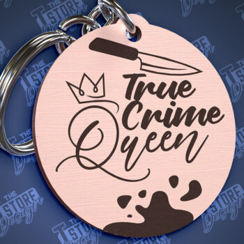 Intra απο ξύλο plywood 3mm-4mm πάχος – Πακέτο κοπής λέιζερ με μπρελόκ True Crime Δίασταση  5x5 cm INTRAFABR-99392627 - Image 2